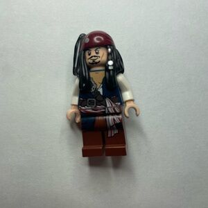 Lego Captain Jack Sparrow 4192 4191 4183  Pirates of the Caribbean Minifigure